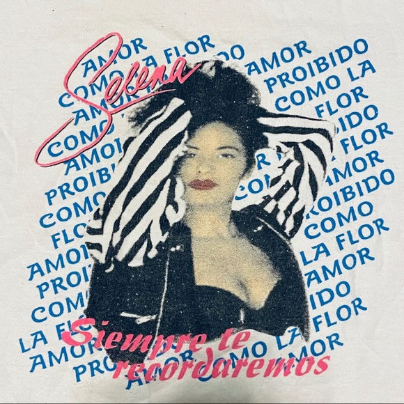 Vintage Selena Youth Kids shirt Size Small/medium Single Stitch Rare Unique - Picture 2 of 6